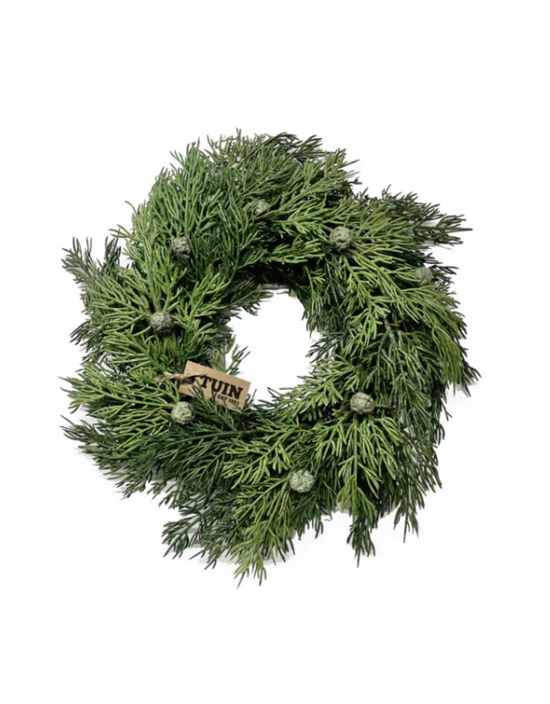 Soft Cedar Wreath 14"