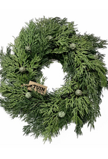 Soft Cedar Wreath 18"