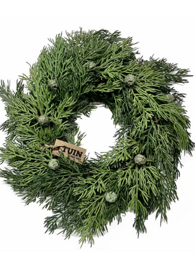 Soft Cedar Wreath 18"
