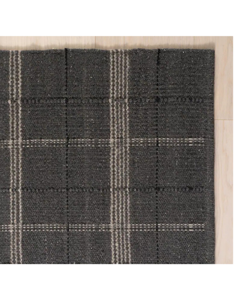 Dash & Albert Downing Plaid Wool Rug by Nate Berkus 2'6"x8'