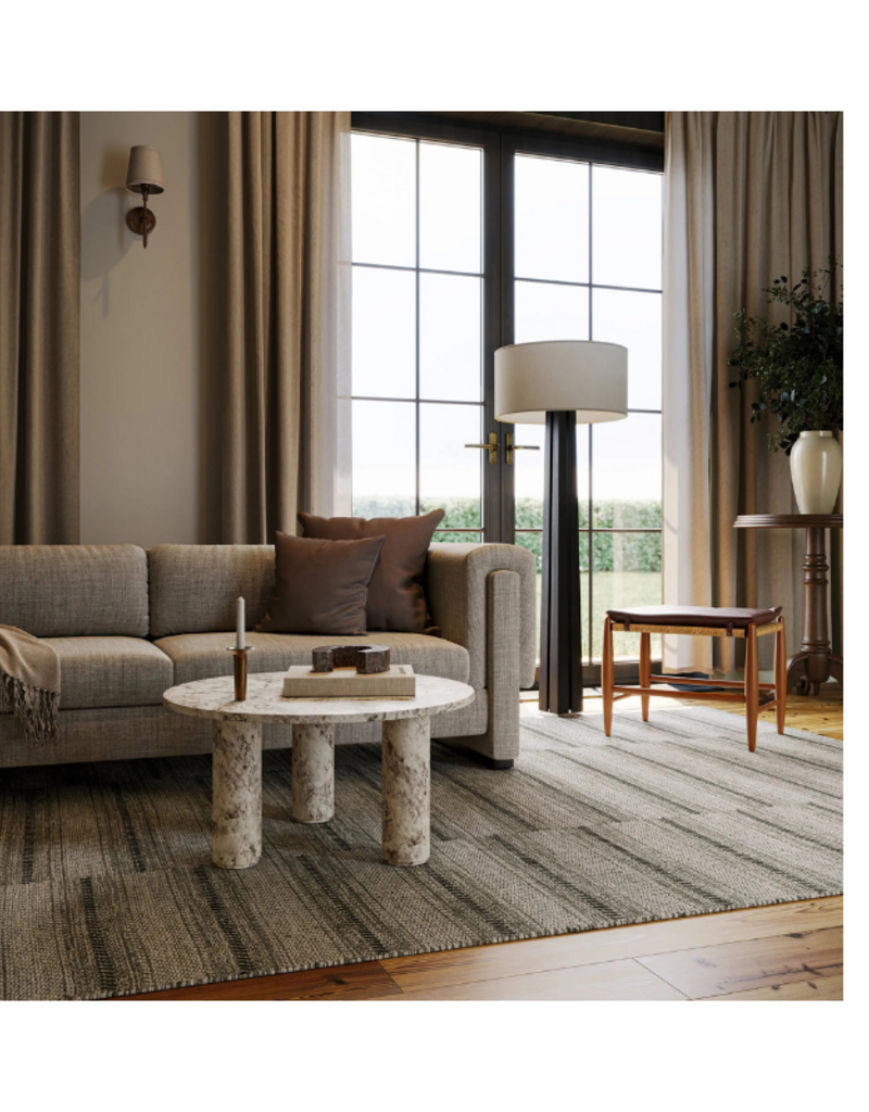 Dash & Albert Mateo Striped Wool Cozy Rug by Nate Berkus 2'6"x8'