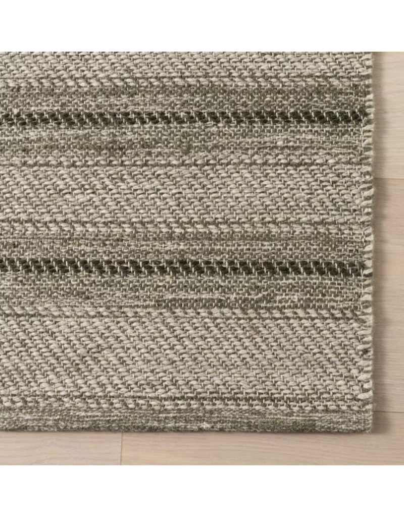 Dash & Albert Mateo Striped Wool Cozy Rug by Nate Berkus 2'6"x8'