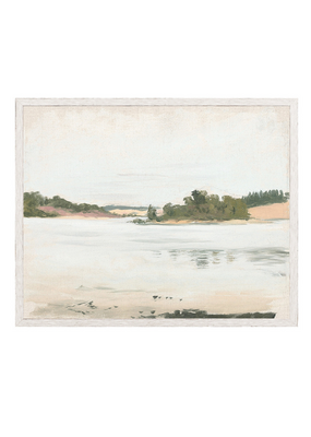 Celadon Art Raw Canvas Series - Inlet 21" x 17"