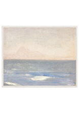 Celadon Art Raw Canvas Series - View From The Sea 21" x 17"