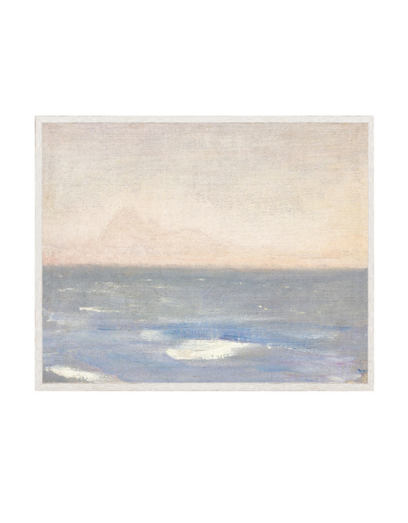 Celadon Art Raw Canvas Series - View From The Sea 21" x 17"