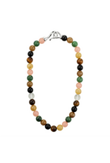 PILGRIM Unfold Necklace in Multi & Silver by Pilgrim