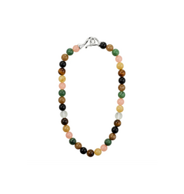 PILGRIM Unfold Necklace in Multi & Silver by Pilgrim