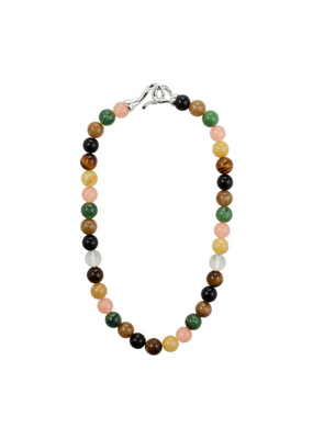 PILGRIM Unfold Necklace in Multi & Silver by Pilgrim