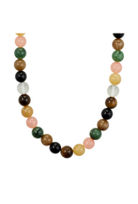 PILGRIM Unfold Necklace in Multi & Silver by Pilgrim