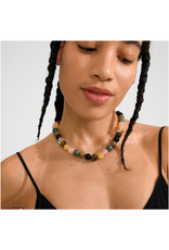 PILGRIM Unfold Necklace in Multi & Silver by Pilgrim