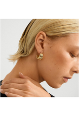 PILGRIM Miko Earrings in Gold by Pilgrim