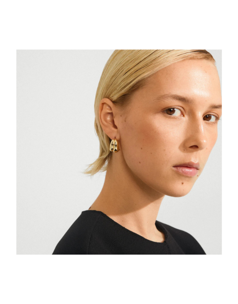 PILGRIM Miko Earrings in Gold by Pilgrim