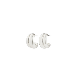PILGRIM Miko Earrings in Silver by Pilgrim