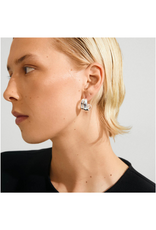 PILGRIM Miko Earrings in Silver by Pilgrim