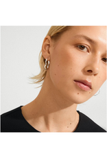 PILGRIM Larkin Hoop Earrings Small in Silver by Pilgrim