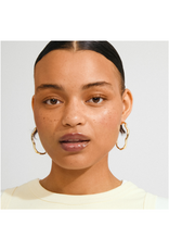 PILGRIM Larkin Hoop Earrings Large in Gold by Pilgrim