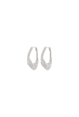 PILGRIM Fenix Earrings in Silver by Pilgrim