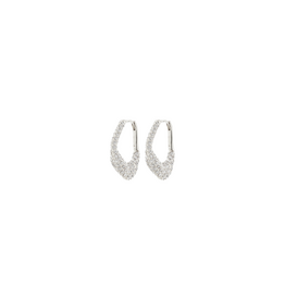 PILGRIM Fenix Earrings in Silver by Pilgrim