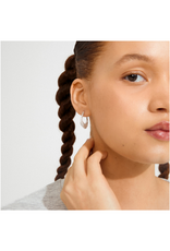 PILGRIM Fenix Earrings in Silver by Pilgrim