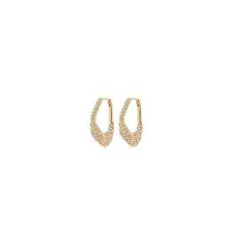 PILGRIM Fenix Earrings in Gold by Pilgrim