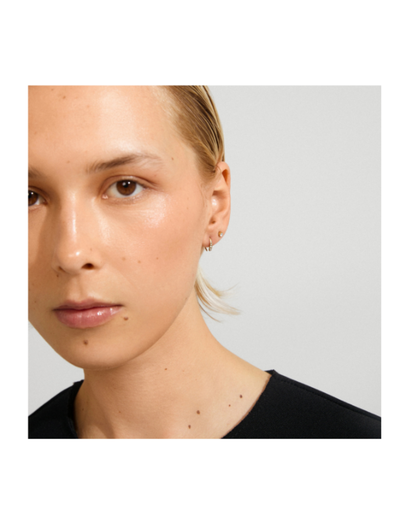 PILGRIM Gionni Earrings 2in1 in Silver by Pilgrim