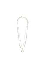 PILGRIM Sparkle 2in1 Necklace in Silver by Pilgrim
