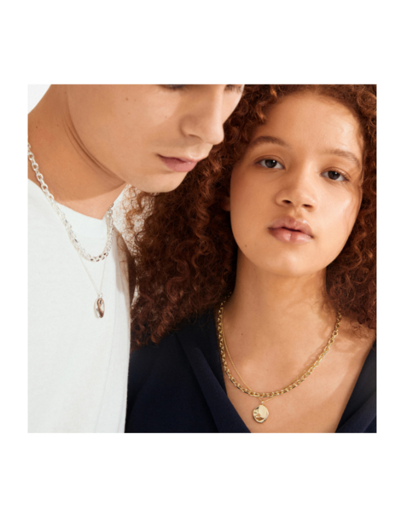 PILGRIM Sparkle 2in1 Necklace in Silver by Pilgrim