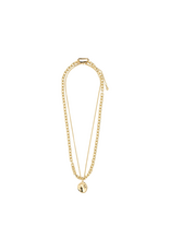 PILGRIM Sparkle 2in1 Necklace in Gold by Pilgrim
