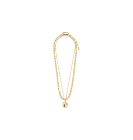 PILGRIM Sparkle 2in1 Necklace in Gold by Pilgrim