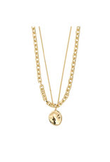PILGRIM Sparkle 2in1 Necklace in Gold by Pilgrim
