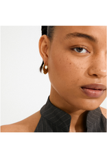 PILGRIM Sense Hoop Earrings in Gold by Pilgrim