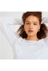 PILGRIM Sense Hoop Earrings in Silver by Pilgrim