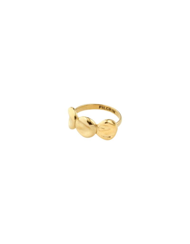 PILGRIM Sparkle Ring in Gold by Pilgrim