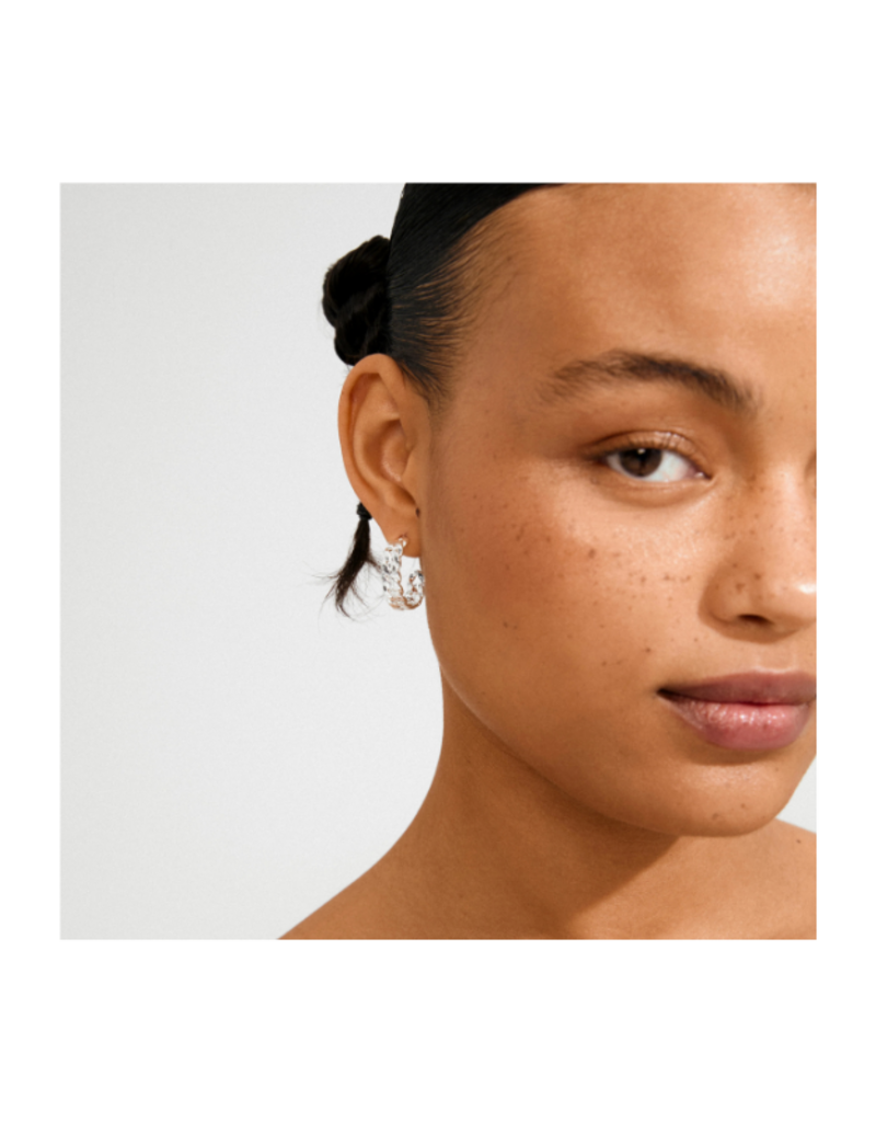 PILGRIM Mayer Earrings in Silver by Pilgrim