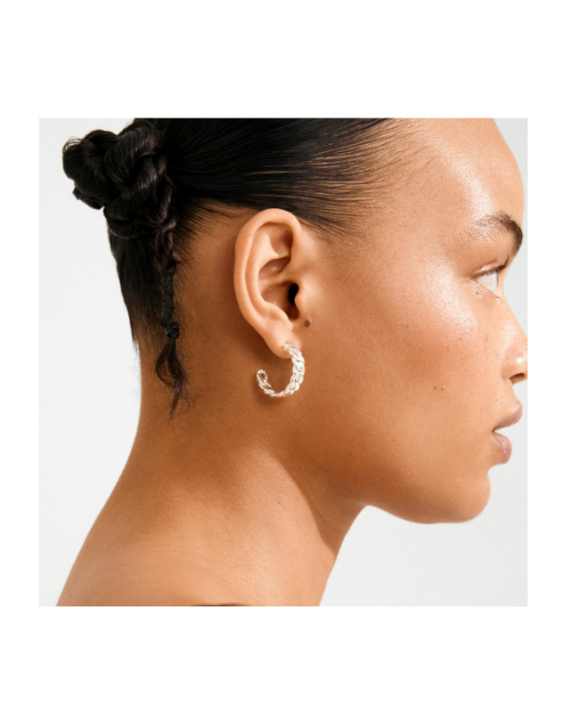 PILGRIM Mayer Earrings in Silver by Pilgrim
