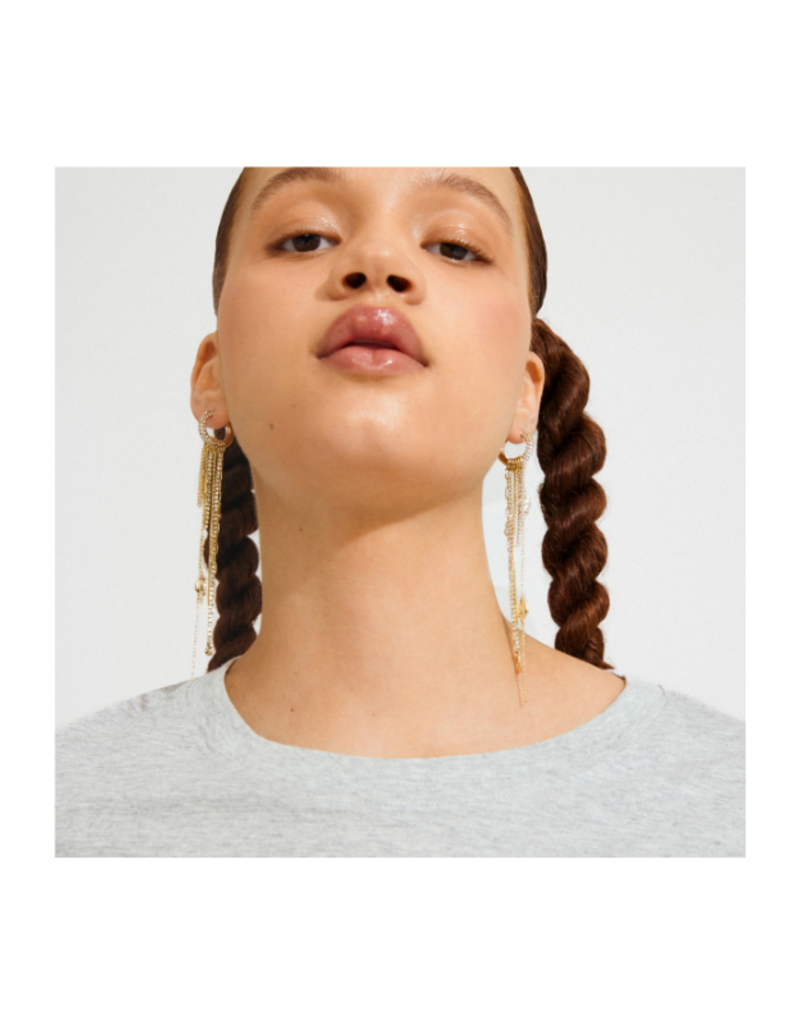 PILGRIM Drue Earrings in Gold by Pilgrim