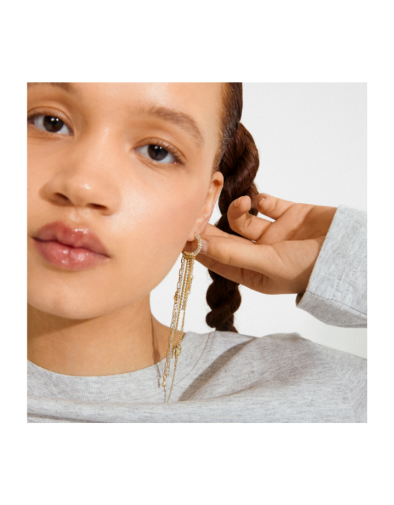 PILGRIM Drue Earrings in Gold by Pilgrim