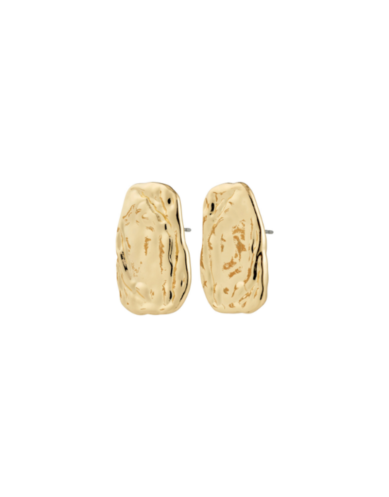 PILGRIM Shift Earrings in Gold by Pilgrim