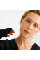 PILGRIM Shift Earrings in Silver by Pilgrim