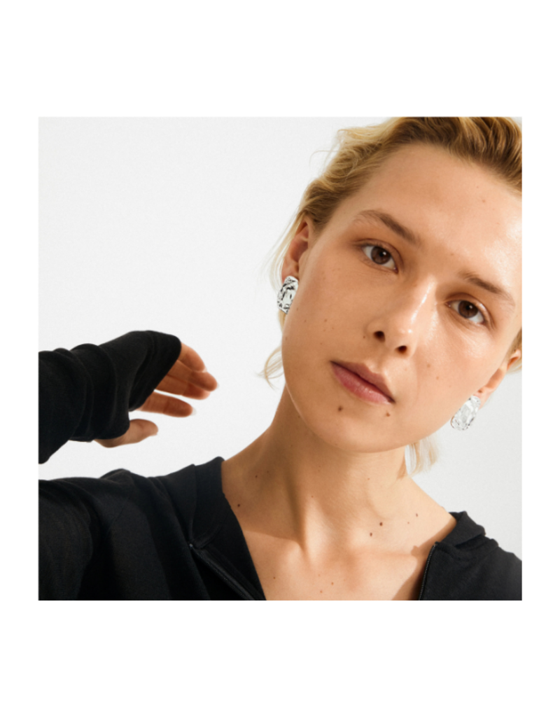 PILGRIM Shift Earrings in Silver by Pilgrim