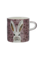 Creative Co-Op Bunny Stoneware Mug