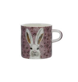 Creative Co-Op Bunny Stoneware Mug