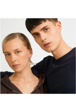 PILGRIM Sense 2in1 Hoop Earrings in Silver by Pilgrim