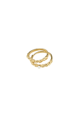 PILGRIM Shift Ring in Gold by Pilgrim