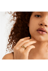 PILGRIM Shift Ring in Gold by Pilgrim