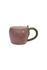 Creative Co-Op Strawberry Shaped Mug