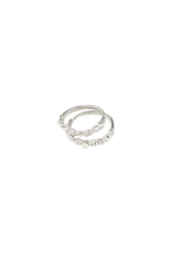 PILGRIM Shift Ring in Silver by Pilgrim