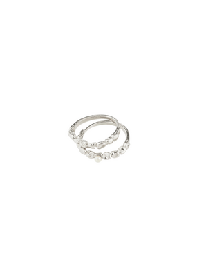 PILGRIM Shift Ring in Silver by Pilgrim