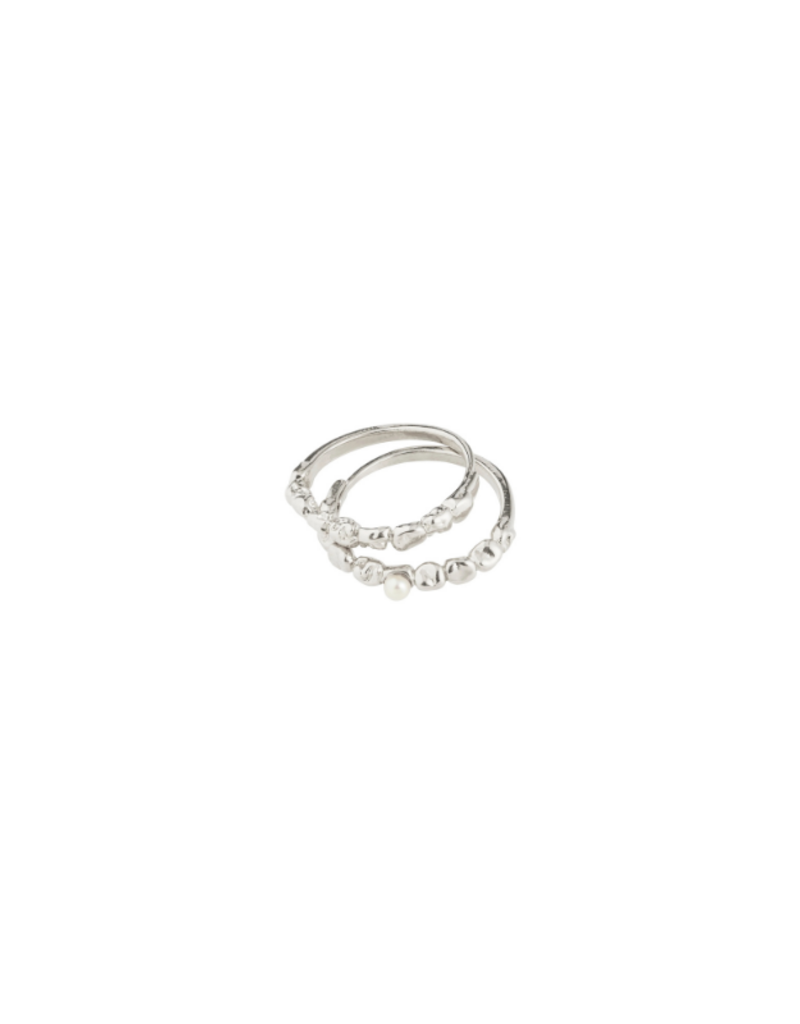 PILGRIM Shift Ring in Silver by Pilgrim