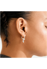 PILGRIM Sense Mini Hoop Earrings in Silver by Pilgrim
